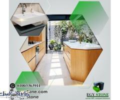 لمطبخك قرص ووحدات من الكوريان corian