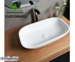 احدث اشكال وحدات الحمامات الكوريان - Acrylic solid surface