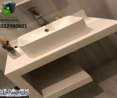 ارقى تصميمات وحدات الحمامات الكوريان - Acrylic solid surface