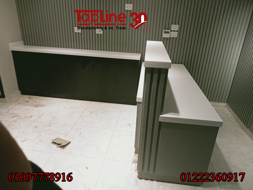 كونترات استقبال كوريان رخام صناعى بديل الرخام الطبيعى