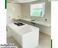 قرص مطابخ كوريان ابيض white corian