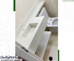 قرص مطابخ كوريان ابيض white corian - 2