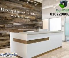 Reception counter corian