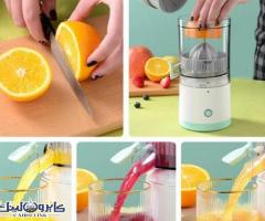 عصارة البرتقال والفواكه المائية تعمل بالشحن يو إس بى | Orange Juicer USB Charging - 4