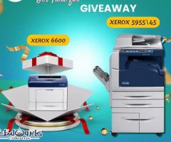 الة تصوير ليزر أسود 55\5945 xerox +طابعة ليزر الوان هدية