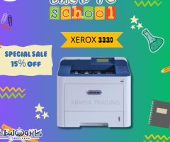 طابعه ليزر اسود3330 XEROX+خصم 15%