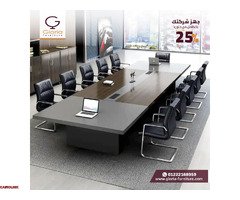 ترابيزات اجتماعات ومكاتب مديرين وموظفين باسعار تنافسية - 3