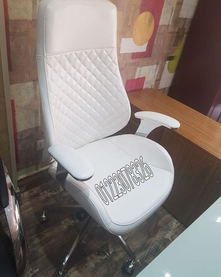 كرسي مكتب هيدروليك نجمه معدن