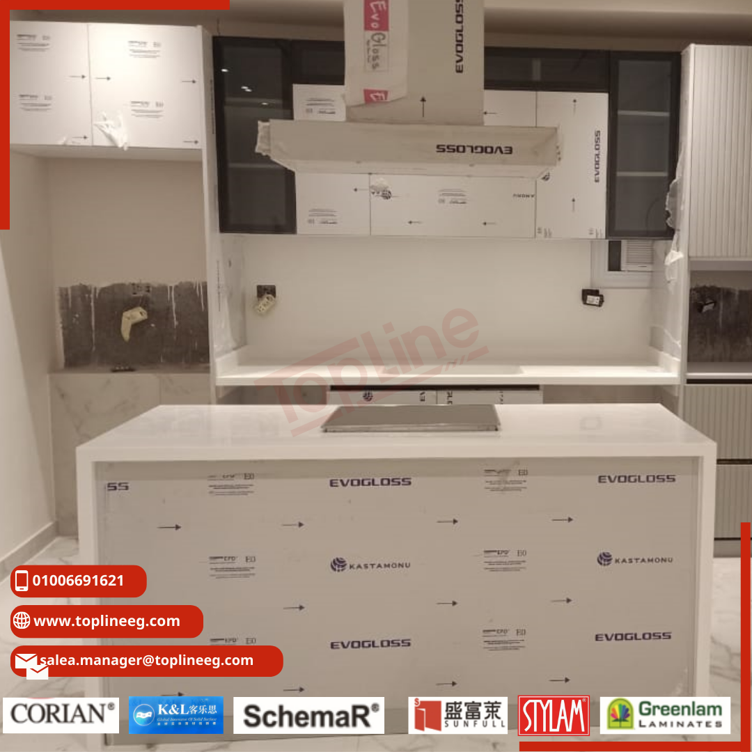 مطابخ - كوريان - رخام صناعى