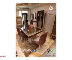 تصميمات غرف سفرة مودرن تركى بدمياط   للبيع متاحة  فورى معارض وموبليات  رضا الكامل للاثاث - 4