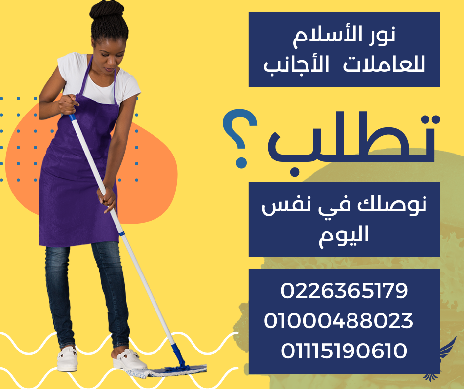 نور الاسلام للخدمات المنزلية للتوريد العاملات الاجانب الى العائلات بمصر