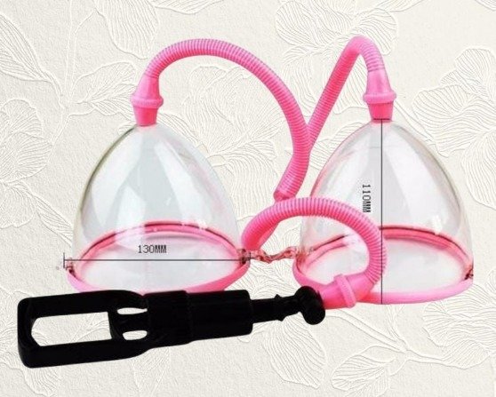 جهاز تكبير الثدي اليدوي المزدوج