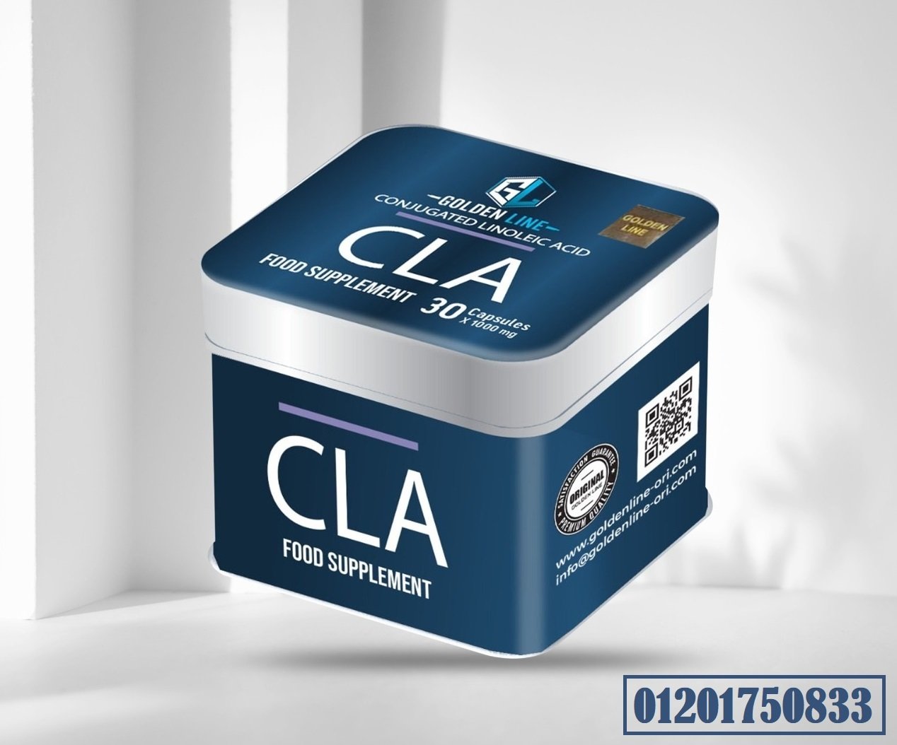 Golden Line CLA 1000mg 30 Capsules كبسولات سي ال اي للتخسيس