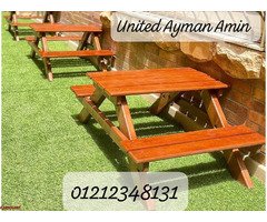 مجمعات وبينشات خشبيه للجاردن - 5