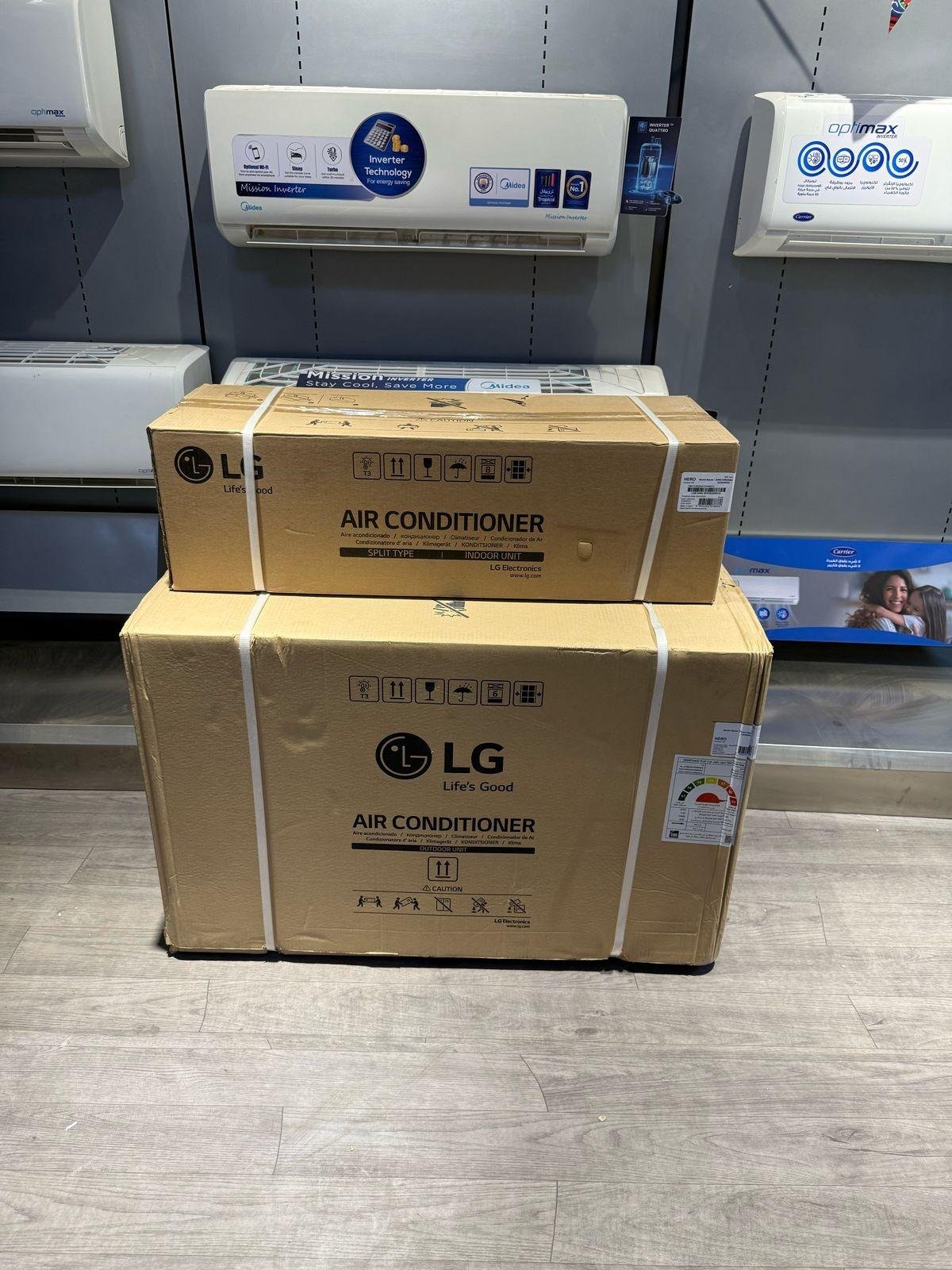 تكييف ال جي 1.5 حصان بارد فقط (Dual Inverter)