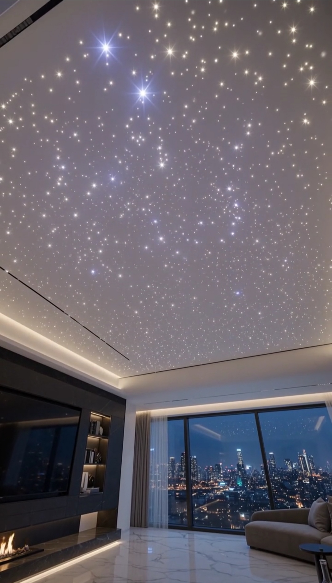 ديكور اسقف الجالاكسي سيلينج ألياف ضوئية الفيبر اوبتكس Galaxy Ceiling Stars stars in your house